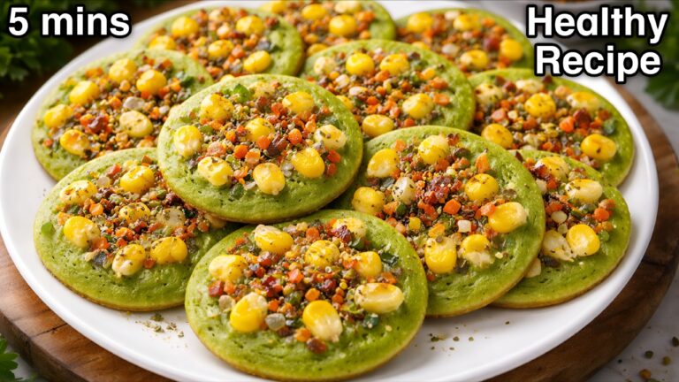Green Peas Mini Pancakes